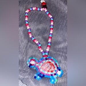 Colorful Beaded turtle Kandi rave